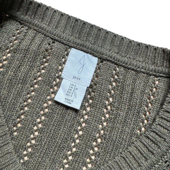 Joie V-Neck Short Sleeve Sweater Women's Size Small New With Tags! - Picture 3 of 4